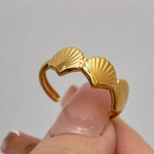 BEACH RINGS SET - GOLD