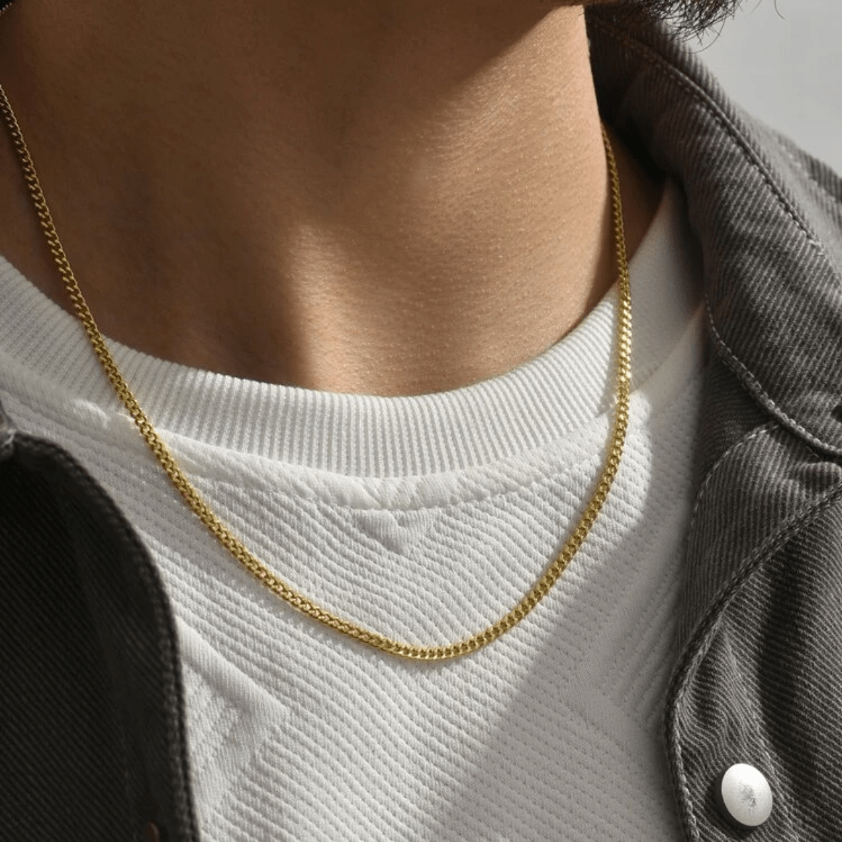 CUBAN LINK CHAIN (3.5MM) - GOLD