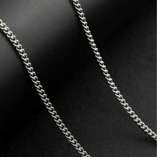 CUBAN LINK CHAIN (5MM) - SILVER
