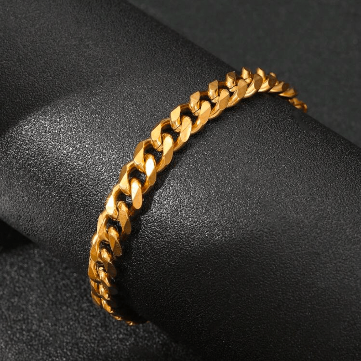 MIAMI CUBAN LINK BRACELET (8MM) - GOLD