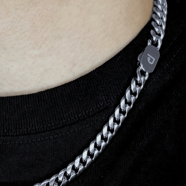 MIAMI CUBAN LINK SET (8MM) - SILVER