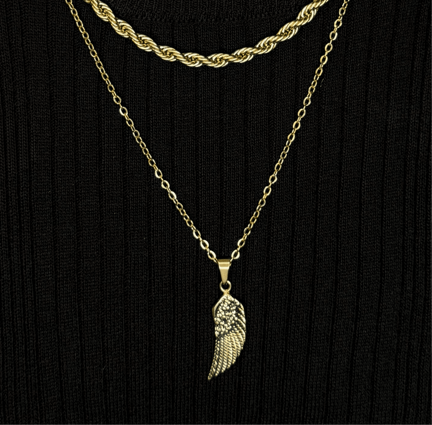WING PENDANT - GOLD