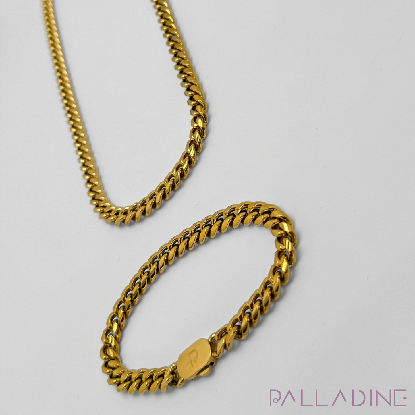 MIAMI CUBAN LINK SET (8MM) - GOLD