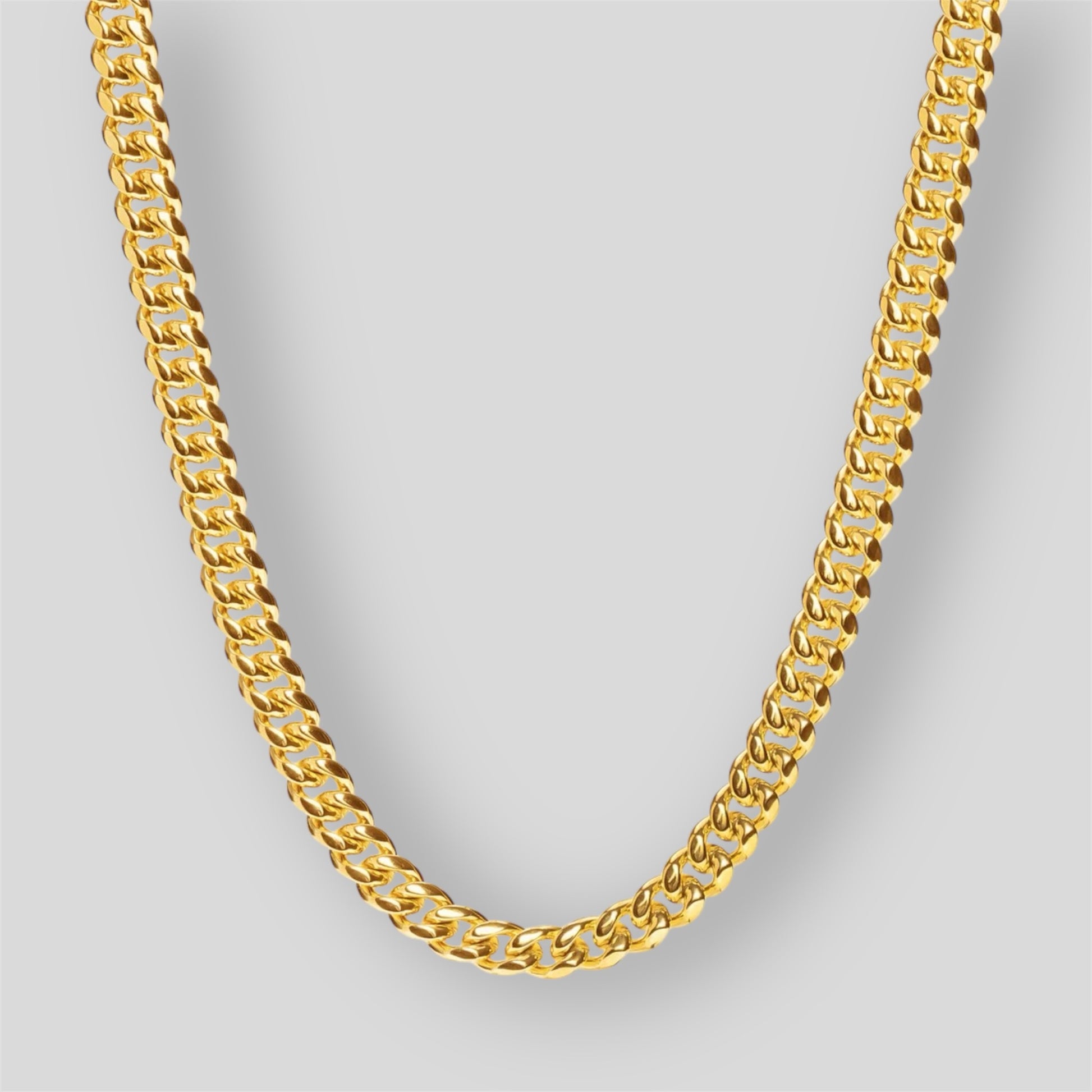 CUBAN LINK CHAIN NECKLACE 8MM