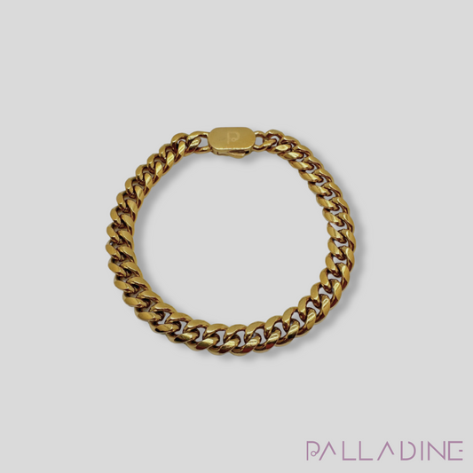 MIAMI CUBAN LINK BRACELET (8MM) - GOLD