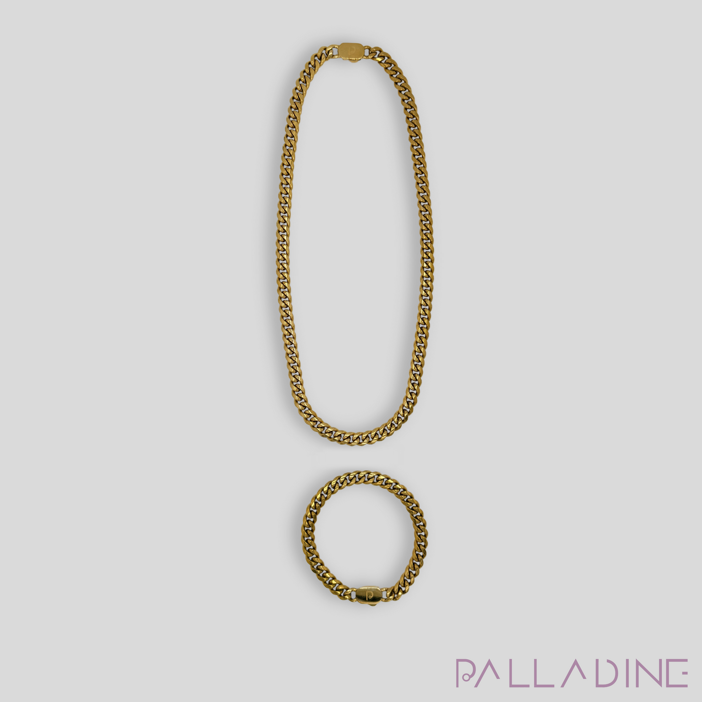 MIAMI CUBAN LINK SET (8MM) - GOLD