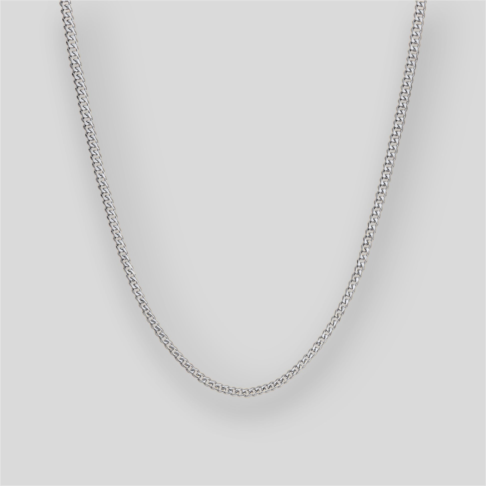 CUBAN LINK CHAIN 3MM SILVER