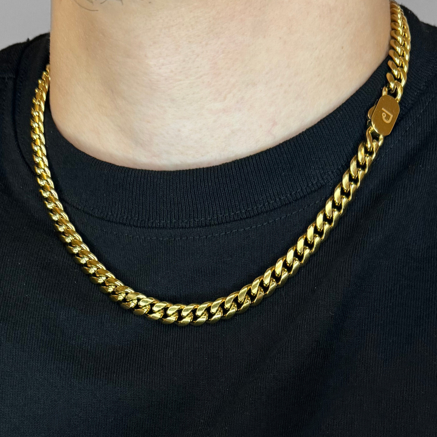 MIAMI CUBAN LINK SET (8MM) - GOLD