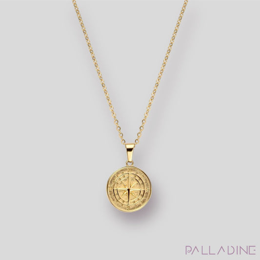 COMPASS PENDANT - GOLD