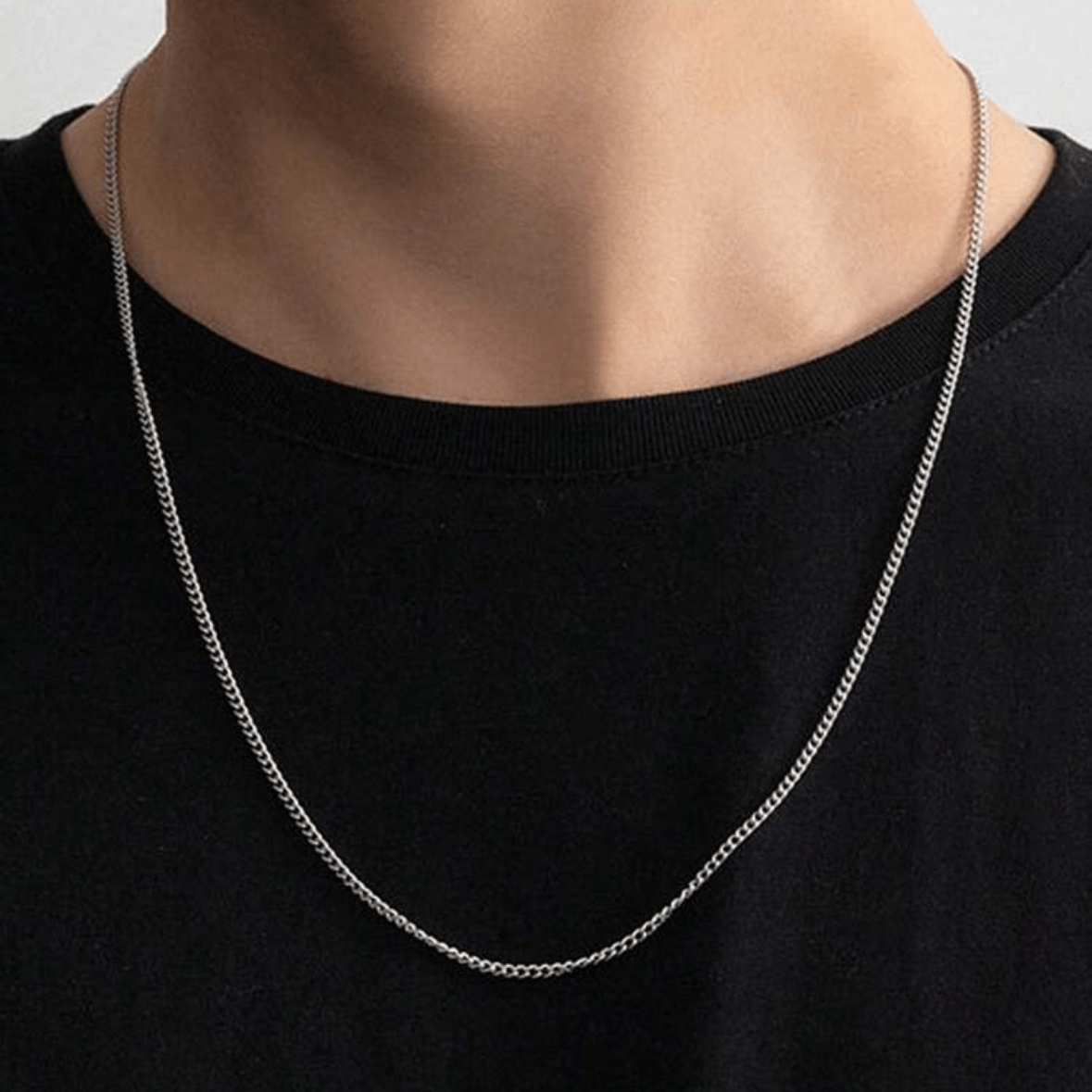 CUBAN LINK CHAIN (3.5MM) - SILVER