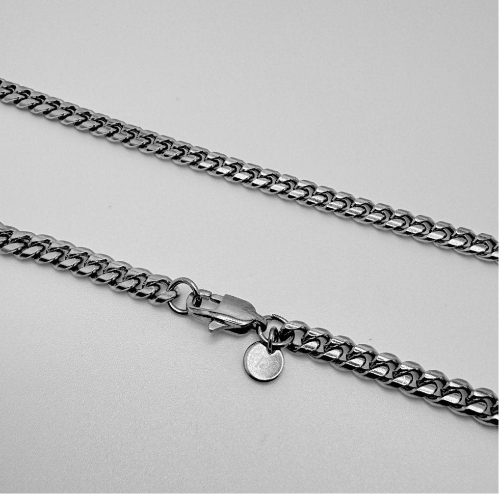 CUBAN LINK CHAIN (5MM) - SILVER