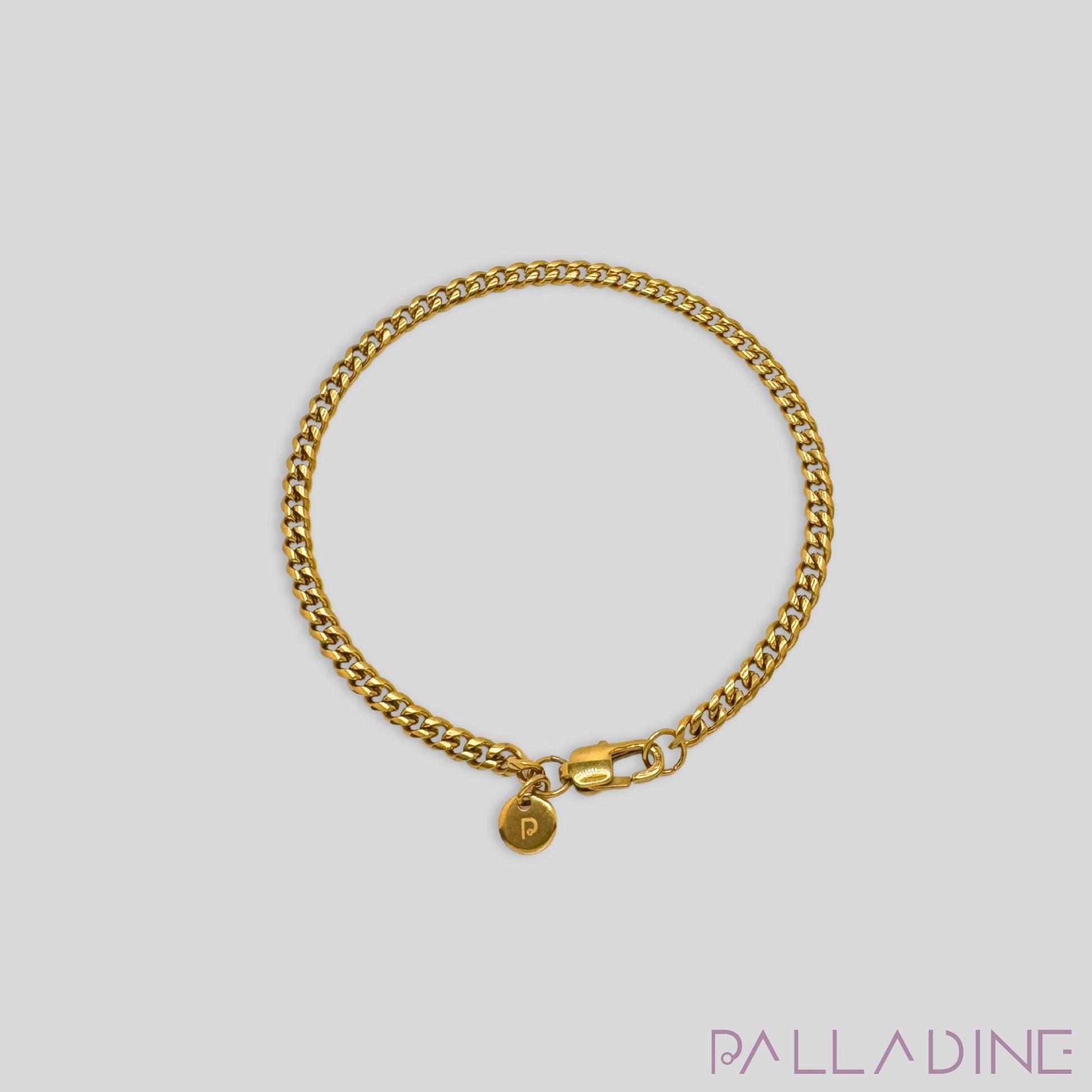 Cuban Link Set (3.5mm) in gold. This long lasting luxury jewelry set is plated with 18k gold for a durable touch.