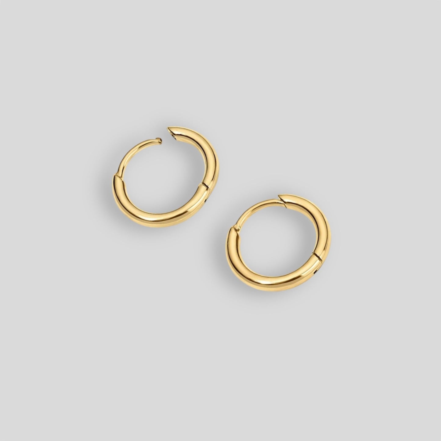 9MM HOOP EARRING GOLD