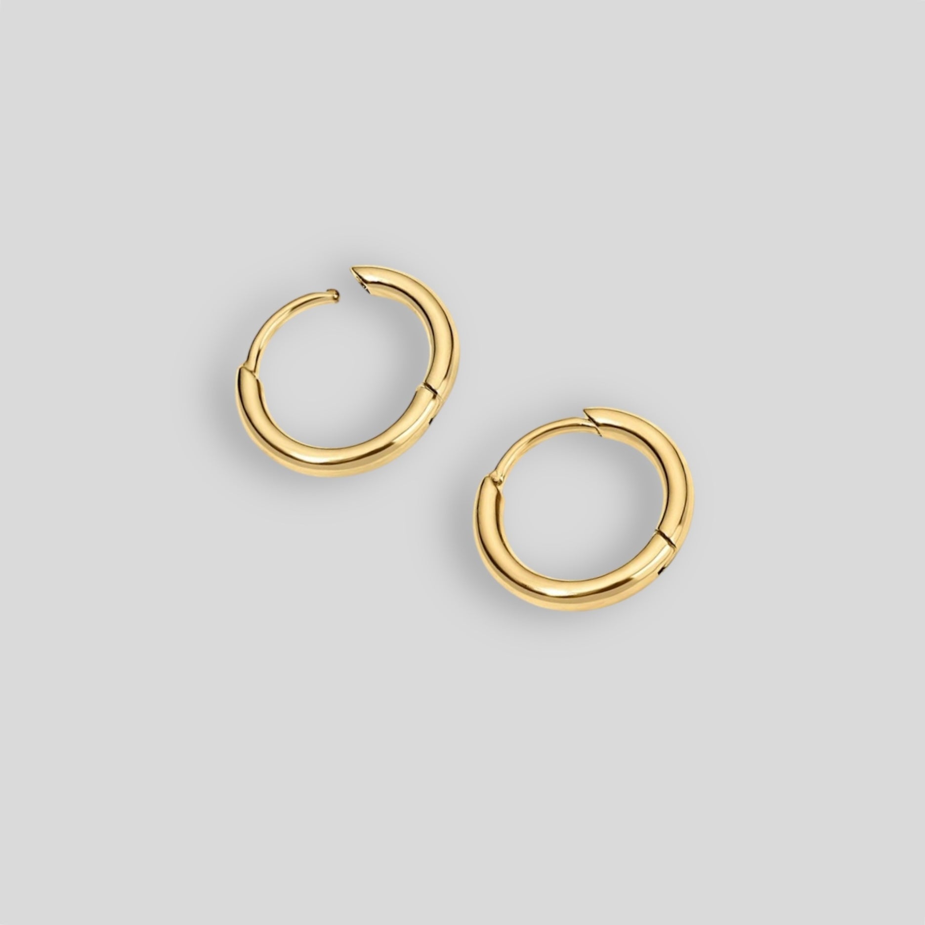 9MM HOOP EARRING GOLD