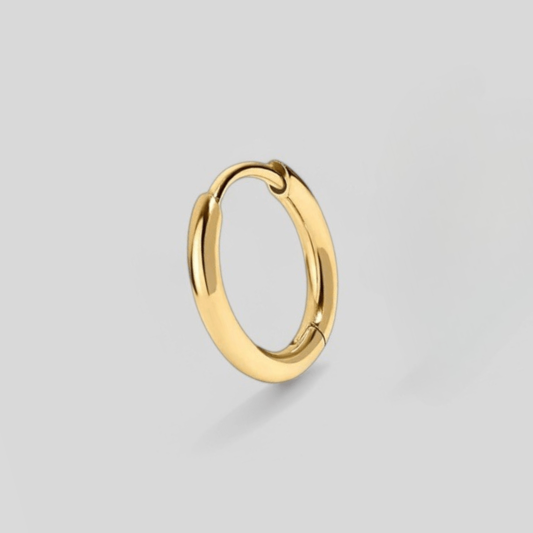 HOOP EARRING (9MM) - GOLD