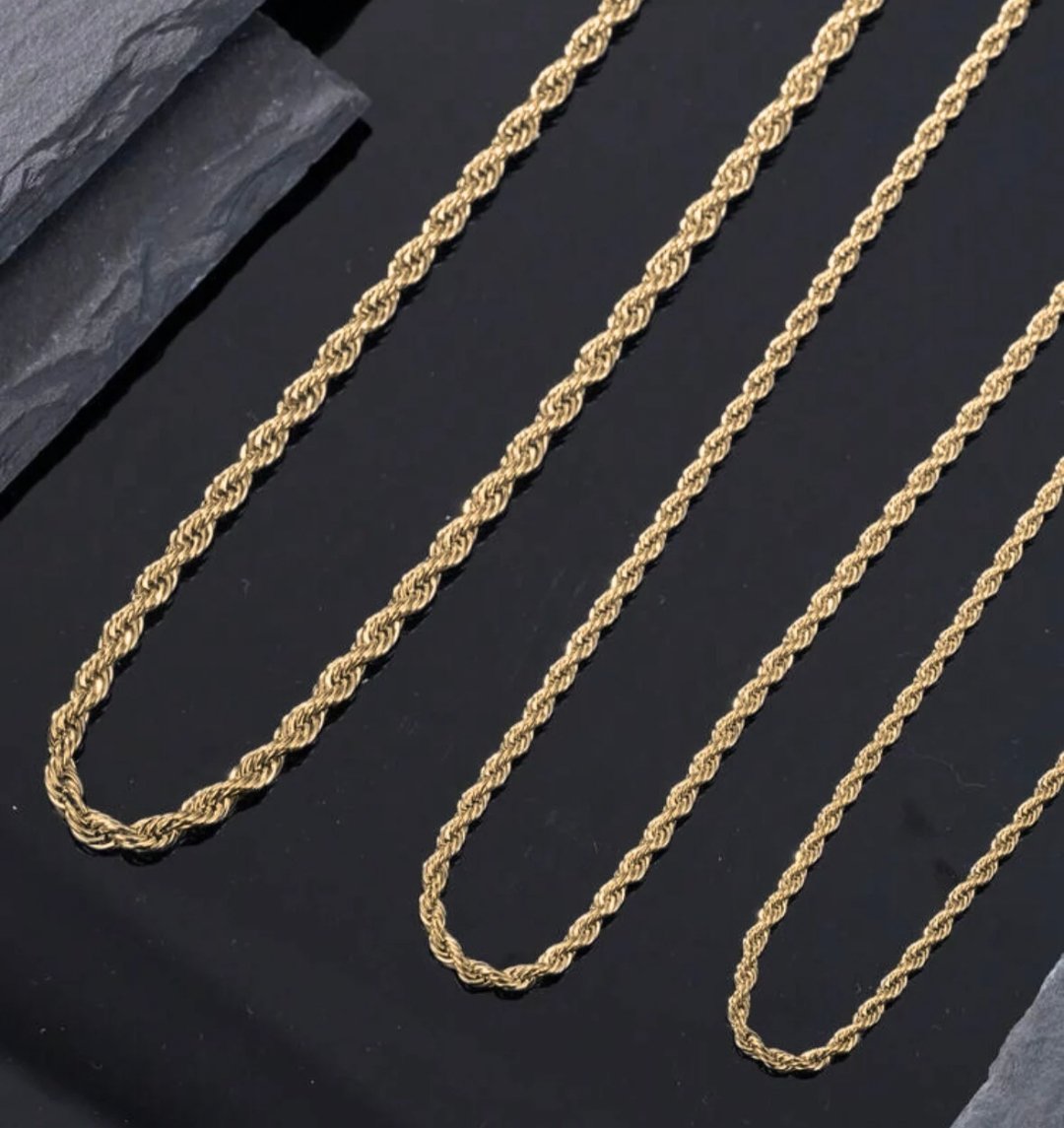 ROPE CHAIN (3MM) - GOLD