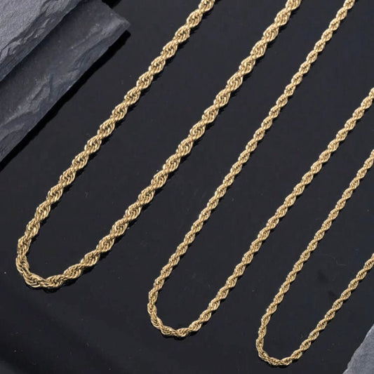 ROPE CHAIN (3MM) - GOLD