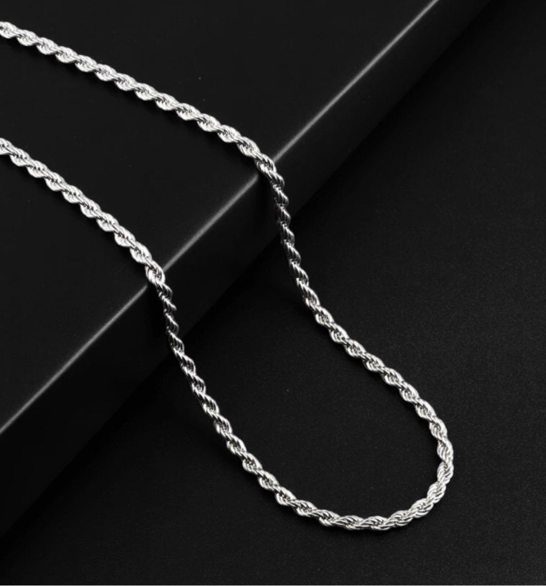 ROPE CHAIN (3MM) - SILVER