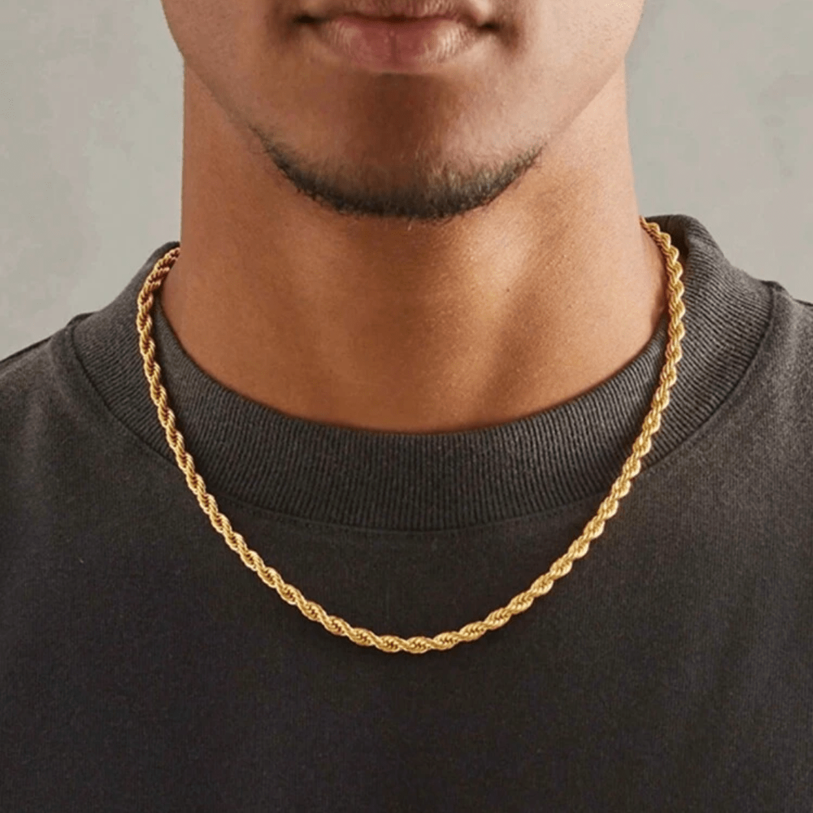 ROPE CHAIN (5MM) - GOLD